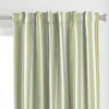 Spoonflower Bold Stripe - Teal And Curtain Panel