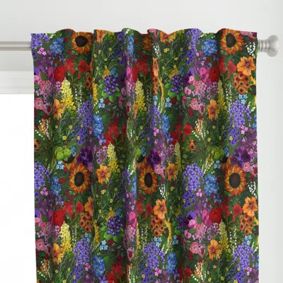 Spoonflower Botanic Garden Curtain Panel