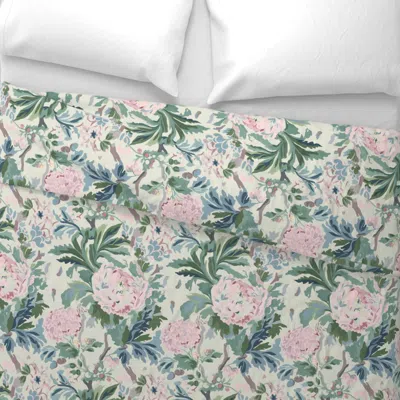 Spoonflower British Enigma Sea Mist Euro Pillow Sham