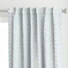 Spoonflower British Feather Reverse Curtain Panel