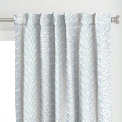 Spoonflower British Feather Reverse Curtain Panel