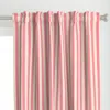 Spoonflower Cabana Stripe - 1" Stripe Curtain Panel