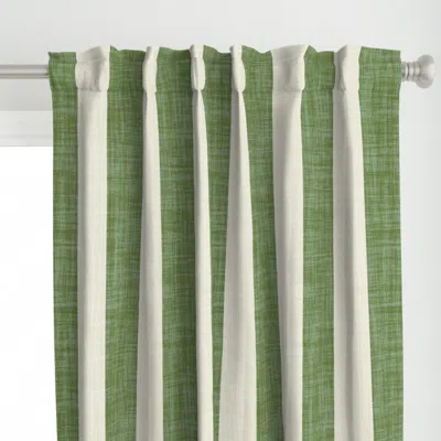 Spoonflower Cabana Stripe With Curtain Panel