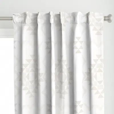 Spoonflower Cabin Diamond Threads Curtain Panel