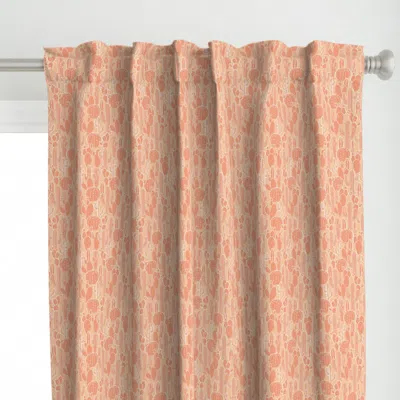 Spoonflower Cactus Patch Small-shell Curtain Panel