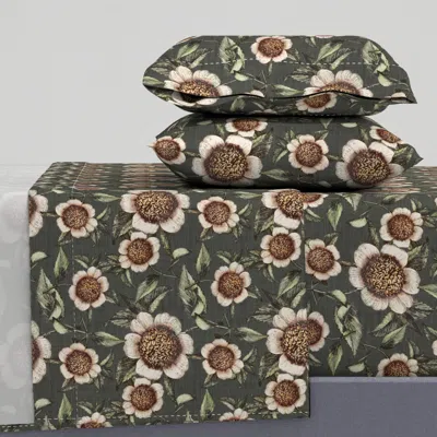 Spoonflower Camelia Organica Victoria Full Sheet Set