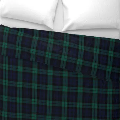 Spoonflower Campbell Tartan Clan Euro Pillow Sham