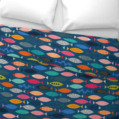 Spoonflower Can You Spot The Surfboard - Large Wide Cotton Sateen 3.5 oz 26" X 20" Standard Knife Edge