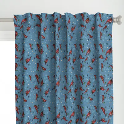Spoonflower Cardinals Curtain Panel