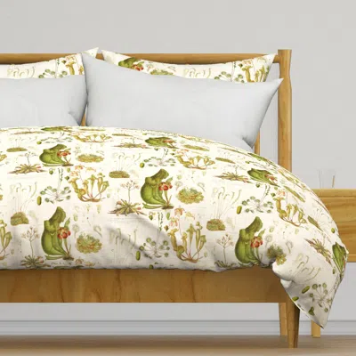 Spoonflower Carnivorous Plants - Linen Duvet Cover