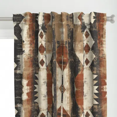 Spoonflower Casa De V. Desert Trail Curtain Panel