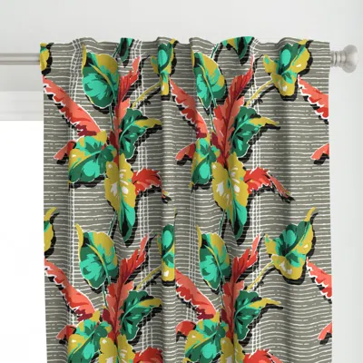 Spoonflower Casablanca - Gray Curtain Panel