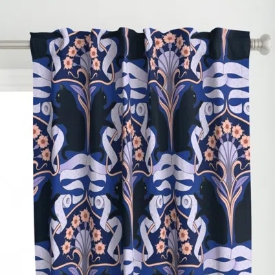 Spoonflower Cat And Toilet Paper Art Curtain Panel
