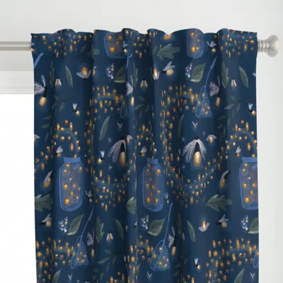 Spoonflower Catching Fireflies - Curtain Panel