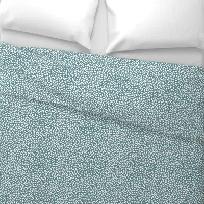 Spoonflower Cerulean Petals Wide Cotton Sateen 3.5 oz 26" X 20" Standard Knife Edge