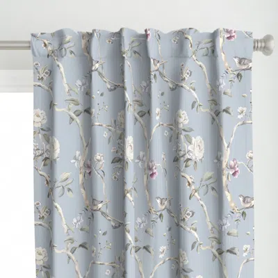 Spoonflower Charlotte's Chinoiserie Curtain Panel