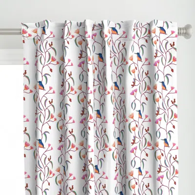 Spoonflower Chateau Chinoiserie Curtain Panel