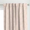 Spoonflower Chevron Painted - Blush Curtain Panel