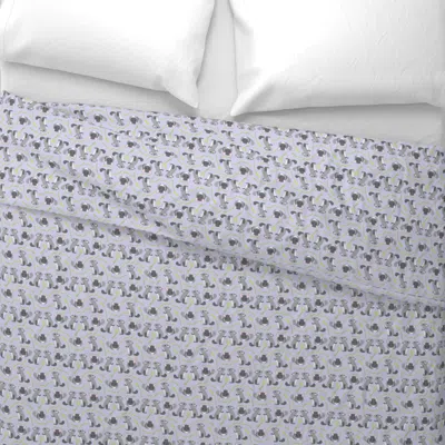 Spoonflower Chinchillas Wide Cotton Sateen 3.5 oz 26" X 20" Standard Knife Edge