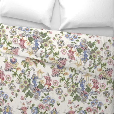 Spoonflower Chinois Circus Original Euro Pillow Sham