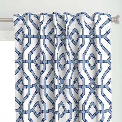 Spoonflower Chinoiserie Bamboo Curtain Panel