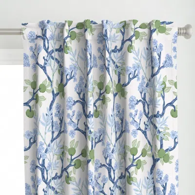 Spoonflower Chinoiserie Garden Curtain Panel