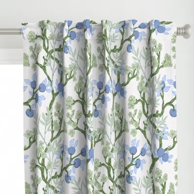 Spoonflower Chinoiserie Garden Curtain Panel