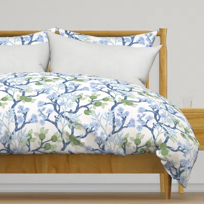 Spoonflower Chinoiserie Garden Tapestry Duvet Cover