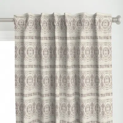 Spoonflower Cinnamon Slate Curtain Panel