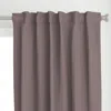 Spoonflower Cinnamon Slate - Solid Curtain Panel