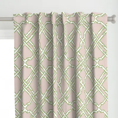 Spoonflower Classic Bamboo In Sw Curtain Panel