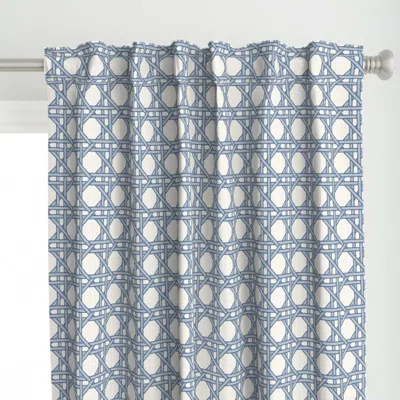 Spoonflower Classic Cane Small True Curtain Panel