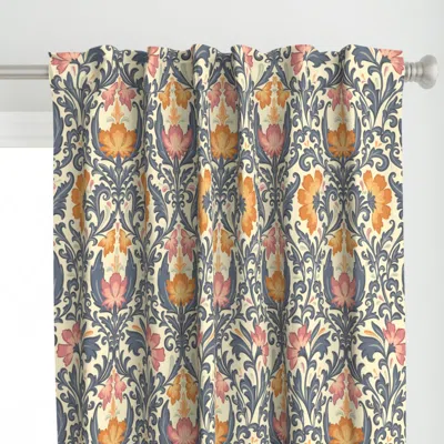 Spoonflower Classic Luxe Flora In Curtain Panel