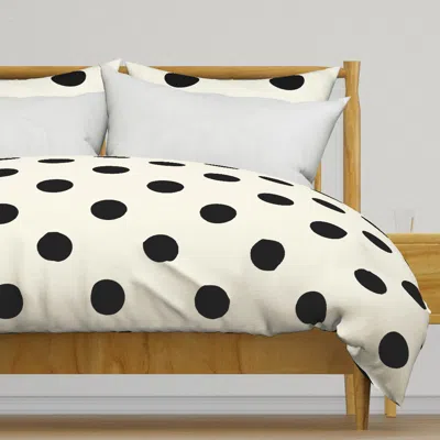 Spoonflower Classic Simple Polka Dots - Duvet Cover
