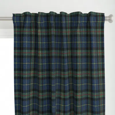 Spoonflower Classic Tartan Curtain Panel