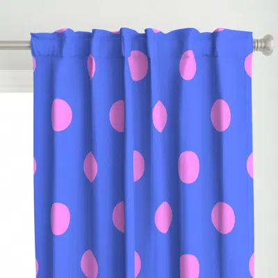 Spoonflower Classic Timeless Polka Curtain Panel