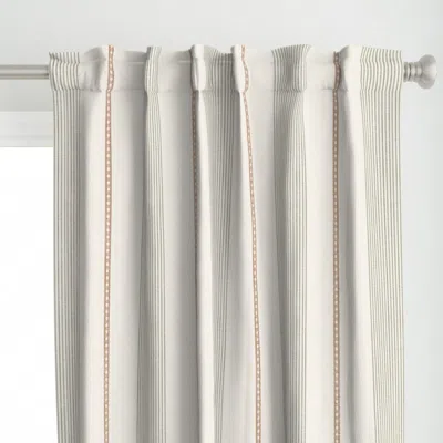 Spoonflower Classic Timeless Stripe Curtain Panel
