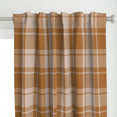 Spoonflower Classic Vintage Buffalo Curtain Panel