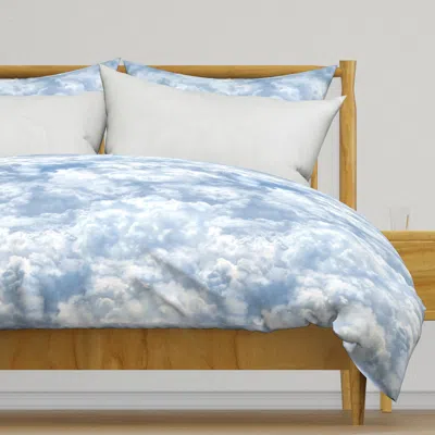 Spoonflower Clouds 1 (more White Than Duvet Cover