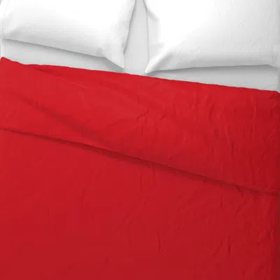 Spoonflower Color Map V2.1 J1- Bc2d2c - Ripe Tomato Wide Cotton Sateen 3.5 oz 26" X 20" Standard Kni