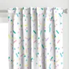 Spoonflower Confetti In White Curtain Panel