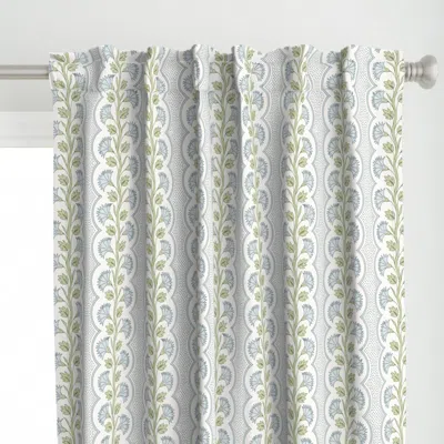 Spoonflower Constance Stripe Levin Curtain Panel
