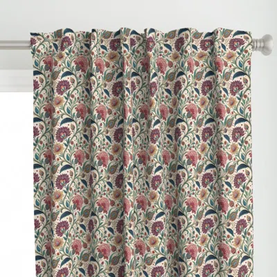 Spoonflower Contemporary Chintz 14 Curtain Panel