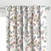 Spoonflower Contessa - White Largest Curtain Panel