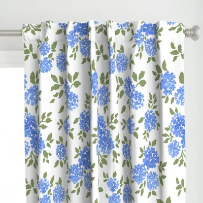 Spoonflower Cornflower Soft Blue And Curtain Panel