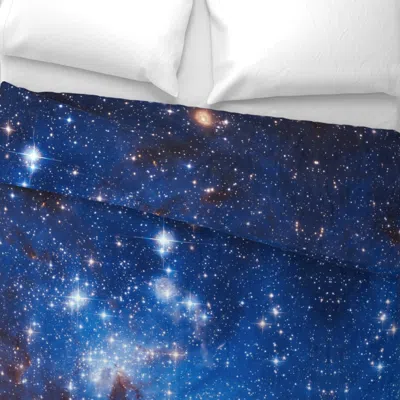 Spoonflower Cosmos Wide Cotton Sateen 3.5 oz 26" X 20" Standard Knife Edge