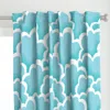 Spoonflower Cotton Candy Clouds In Curtain Panel