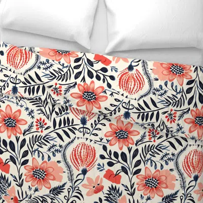 Spoonflower Cozy Chic Block Print Wallpaper Beautiful Design King Pillow Sham In Multi