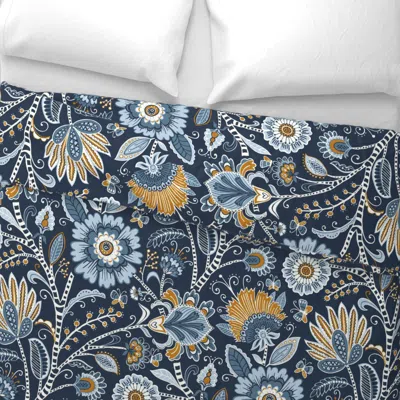 Spoonflower Cozy Chintz // Large Wide Cotton Sateen 3.5 oz 26" X 20" Standard Knife Edge