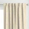 Spoonflower Cream Airplane Stripe Curtain Panel